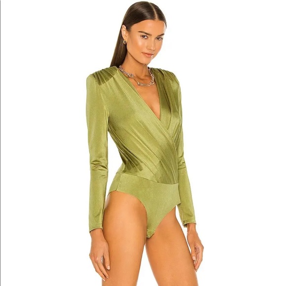 Bronx & Banco x Revolve Bodysuit in Olive - Picture 2 of 12